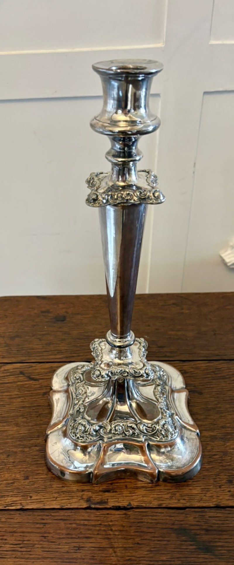 Antique Victorian Large Silver Plated Five Branch Candelabra Dining Table Centrepiece with Detachable Sconces - Image 3